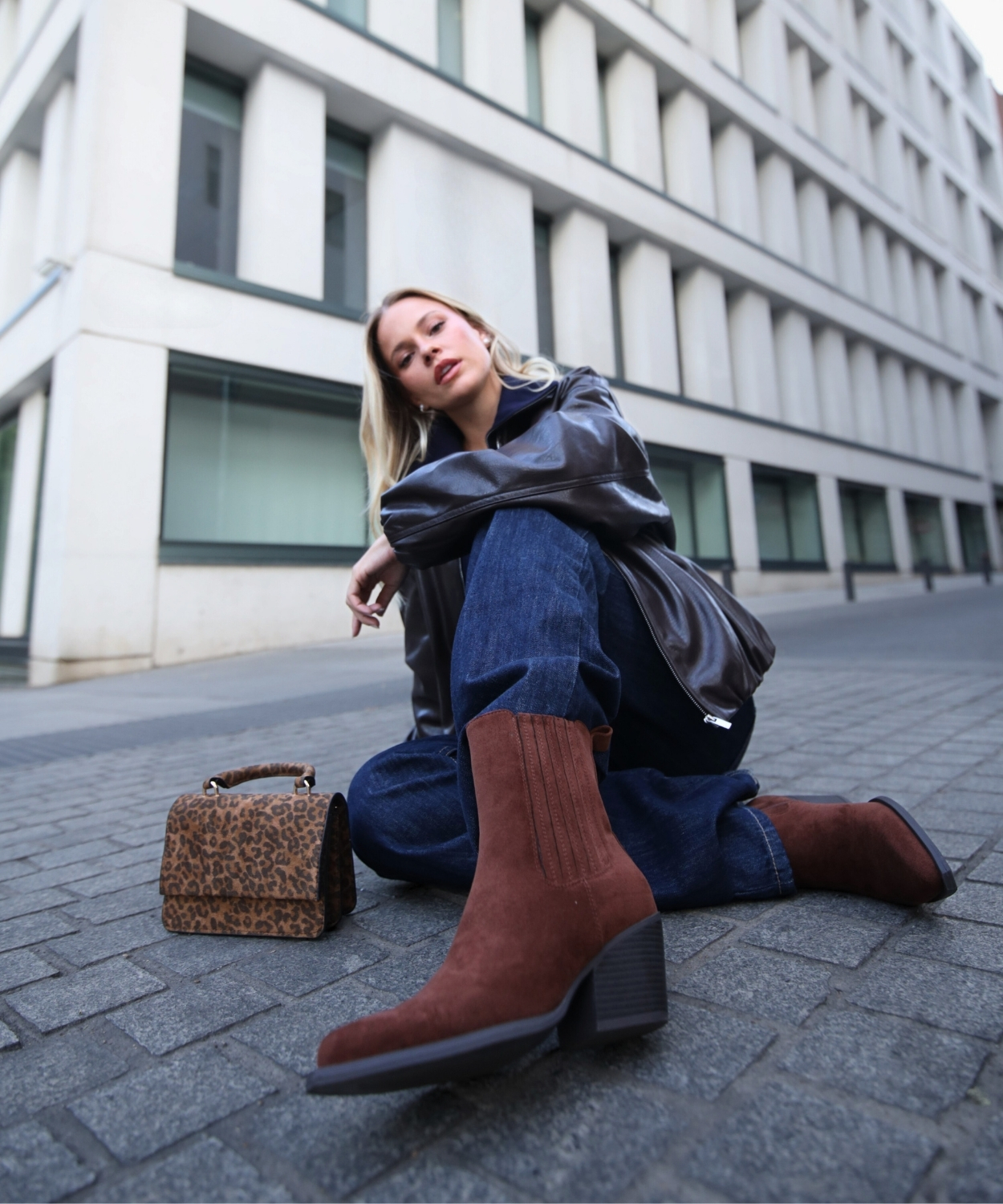 Botines tacón cowboy